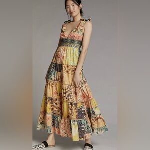 Anthropologie Rosalinda Patchwork Maxi Dress
NWT Size XXS
